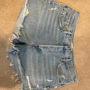 Agolde Parker Distressed Jean Short
